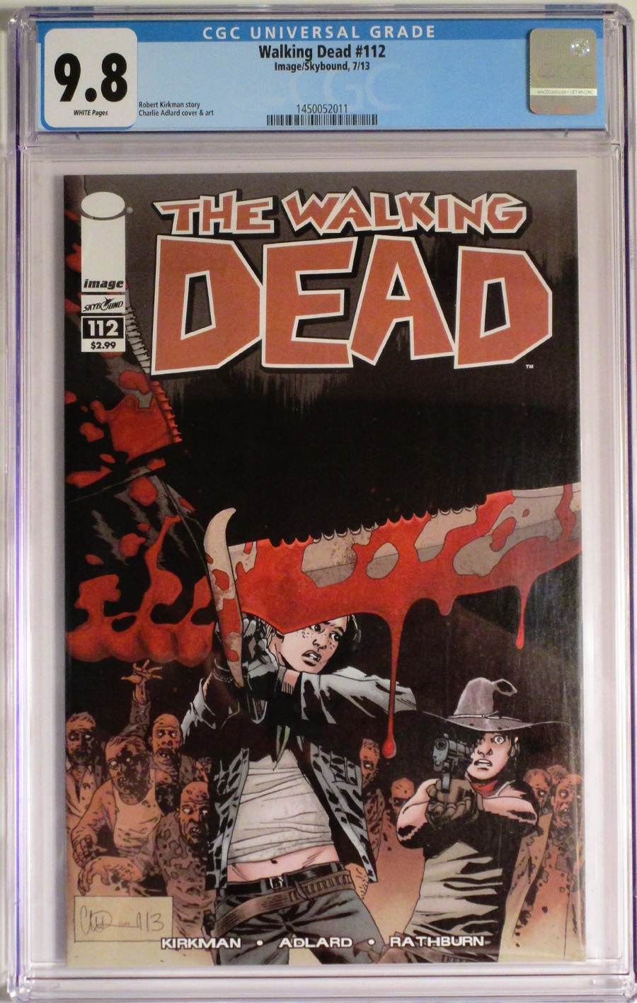 Walking Dead #112 Cover B CGC 9.8