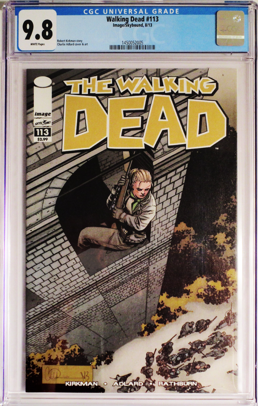 Walking Dead #113 Cover B CGC 9.8