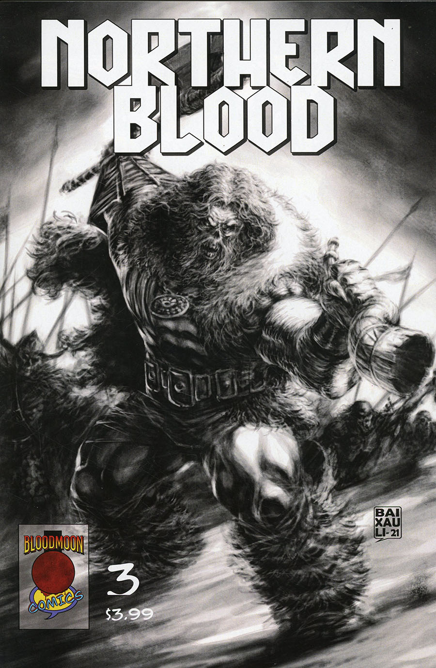 Northern Blood #3 Cover C Variant Jose Baixauli Cover