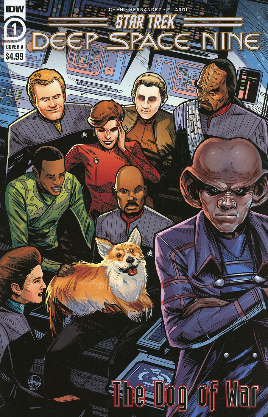 Star Trek Deep Space Nine Dog Of War #1 Cover A Regular Angel Hernandez Cover