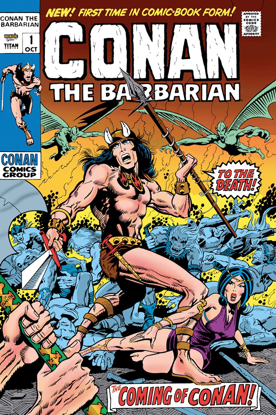 Conan The Barbarian The Original Comics Omnibus Vol 1 HC Book Market Barry Windsor-Smith Coming Of Conan Cover