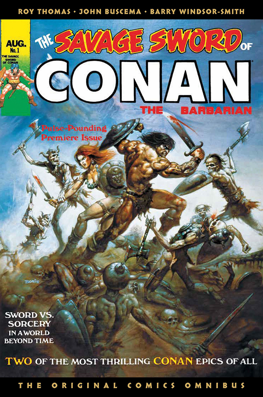 Savage Sword Of Conan The Original Comics Omnibus Vol 1 HC Book Market Boris Vallejo Cover