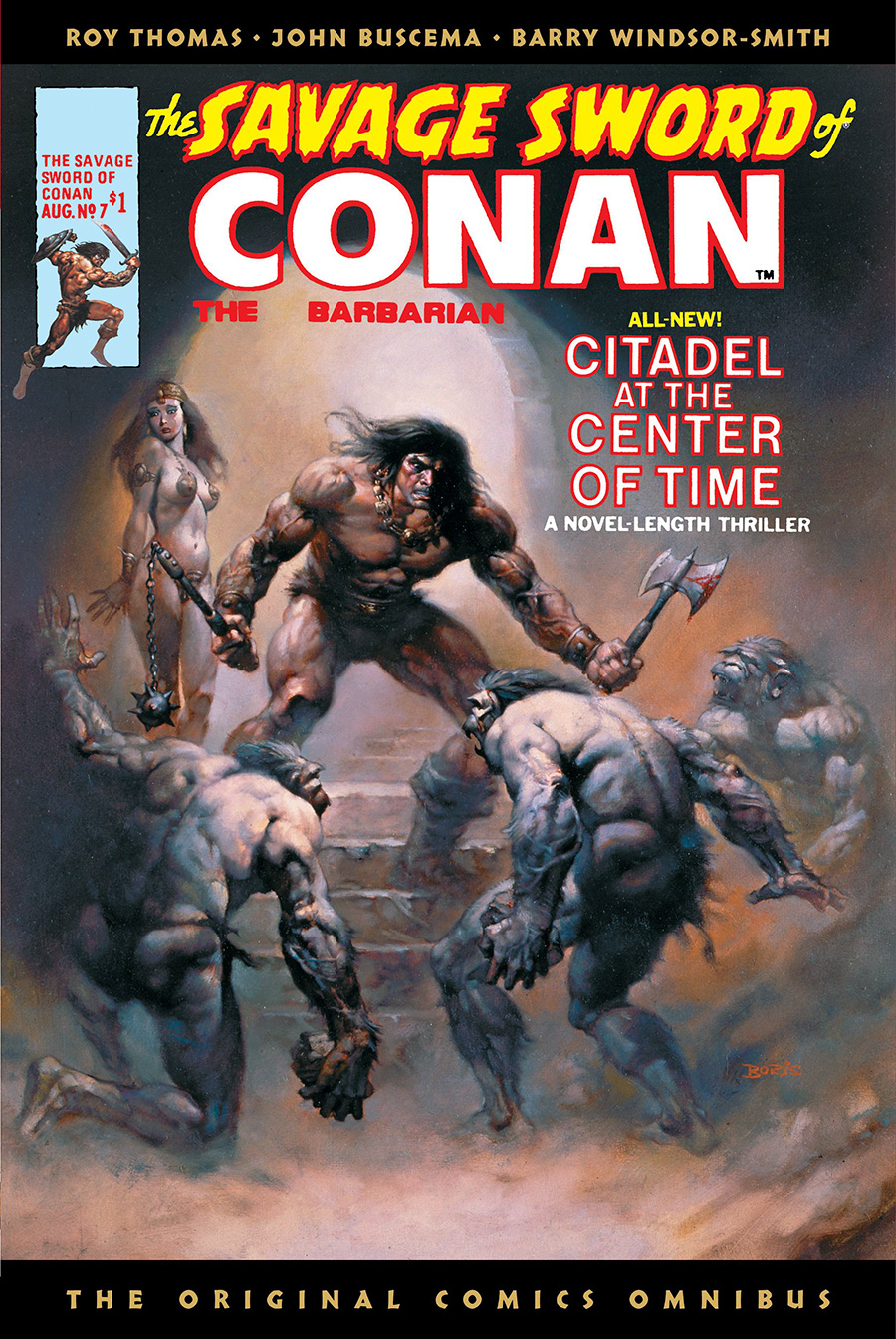 Savage Sword Of Conan The Original Comics Omnibus Vol 1 HC Direct Market John Buscema Variant Cover