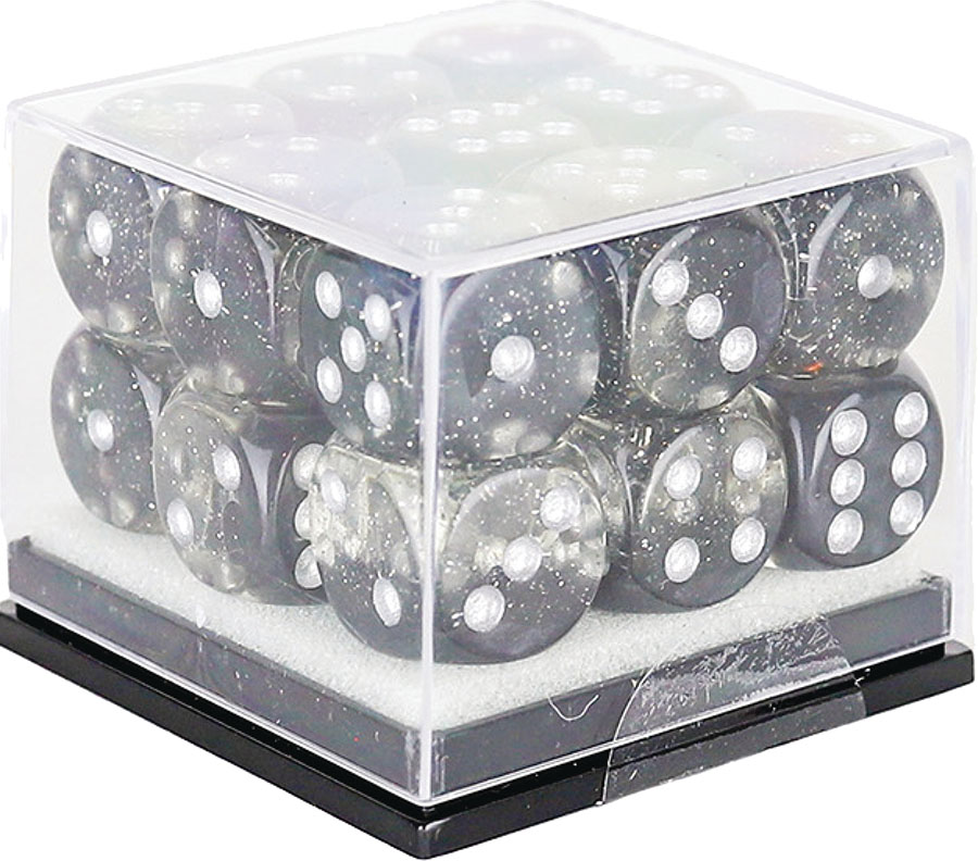 D6 12mm 18-Piece Dice Set - Spades