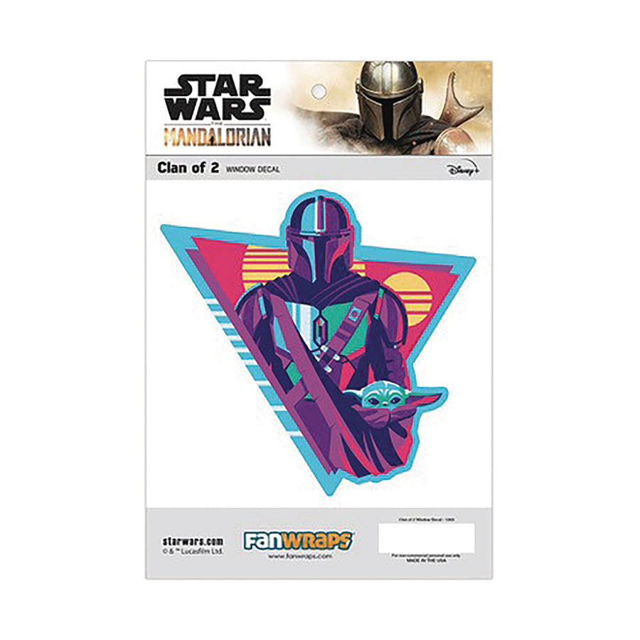 Star Wars The Mandalorian Clan Of 2 Window Decal