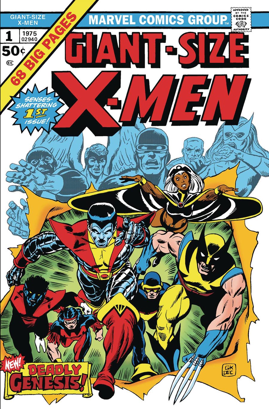 Marvel Comics 16-Inch x 12-Inch Metal Sign - Giant-Size X-Men 1