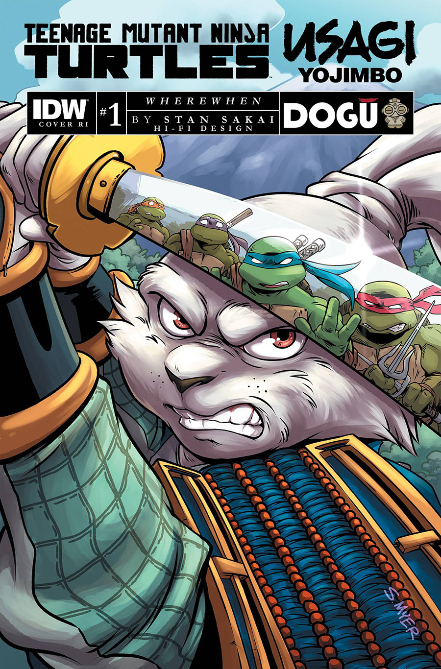 Teenage Mutant Ninja Turtles Usagi Yojimbo WhereWhen #1 Cover D Incentive Sarah Myer Variant Cover