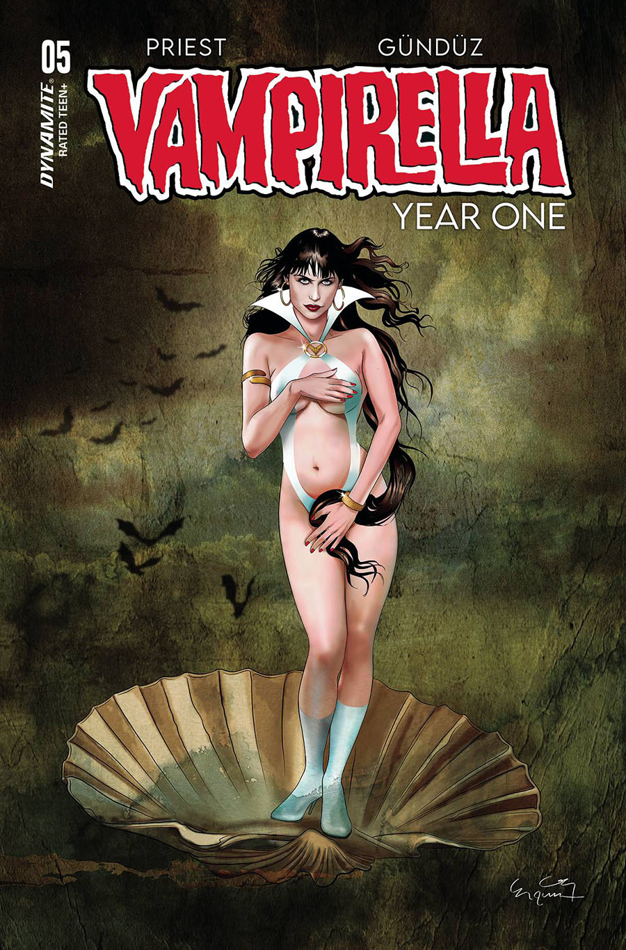 Vampirella Year One #5 Cover N Variant Ergun Gunduz Cover