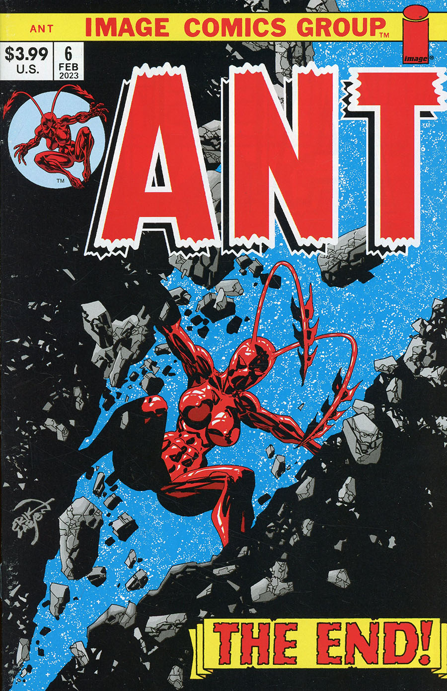 Ant Vol 3 #6 Cover B Variant Erik Larsen Retro 1970s Trade Dress Cover