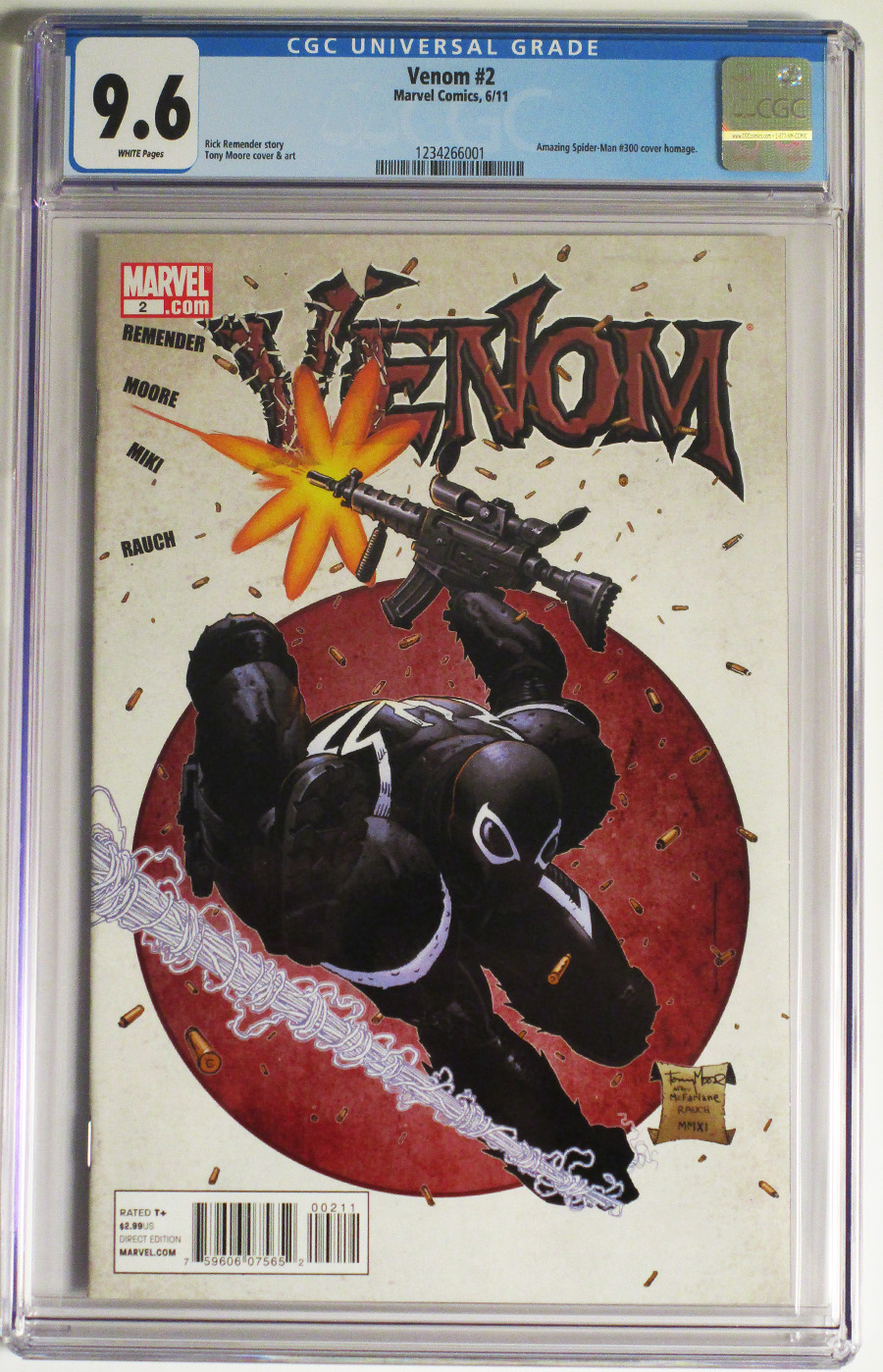 Venom Vol 2 #2 Cover C CGC 9.6 (Spider-Man Big Time Tie-In)