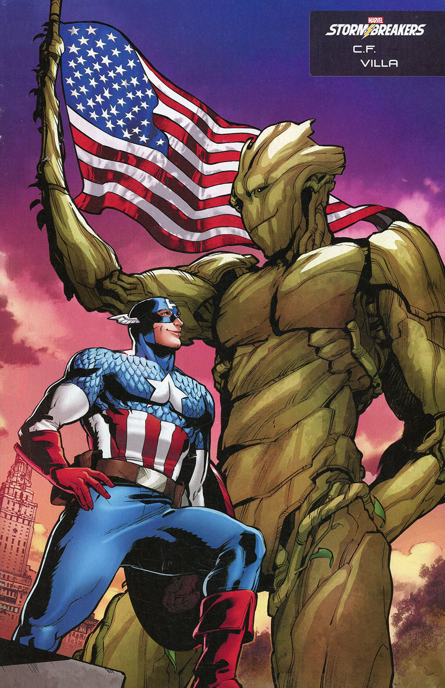 Captain America Symbol Of Truth #12 Cover B Variant CF Villa Stormbreakers Cover (Captain America Cold War Part 2)