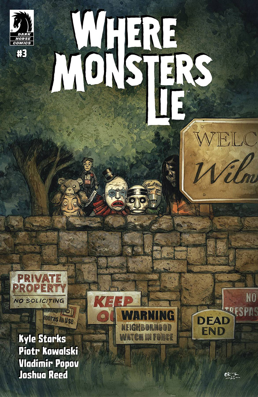 Where Monsters Lie #3 Cover B Variant Tyler Crook Cover