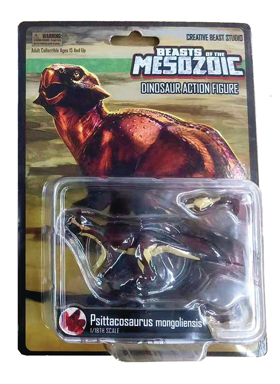 Beasts Of The Mesozoic 1/18 Scale Figure - Psittacosaurus Monogoliansis