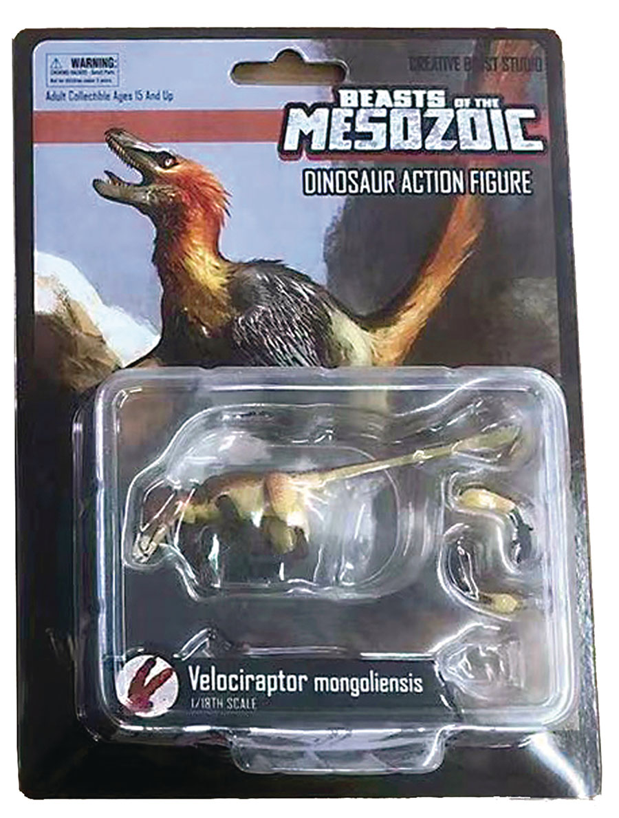 Beasts Of The Mesozoic 1/18 Scale Figure - Velociraptor Mongoliensis