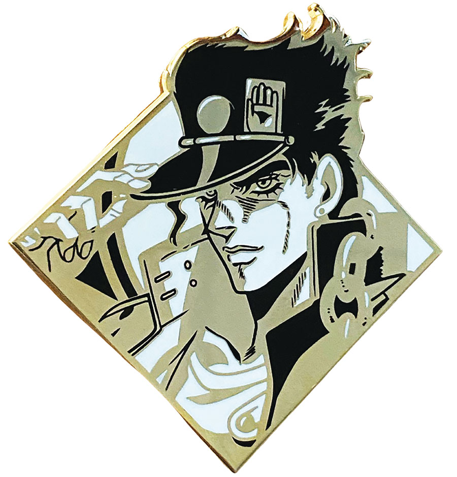 JoJos Bizarre Adventure Zen Monkey Studios Limited Edition 10th Anniversary Pin - Jotaro Kujo