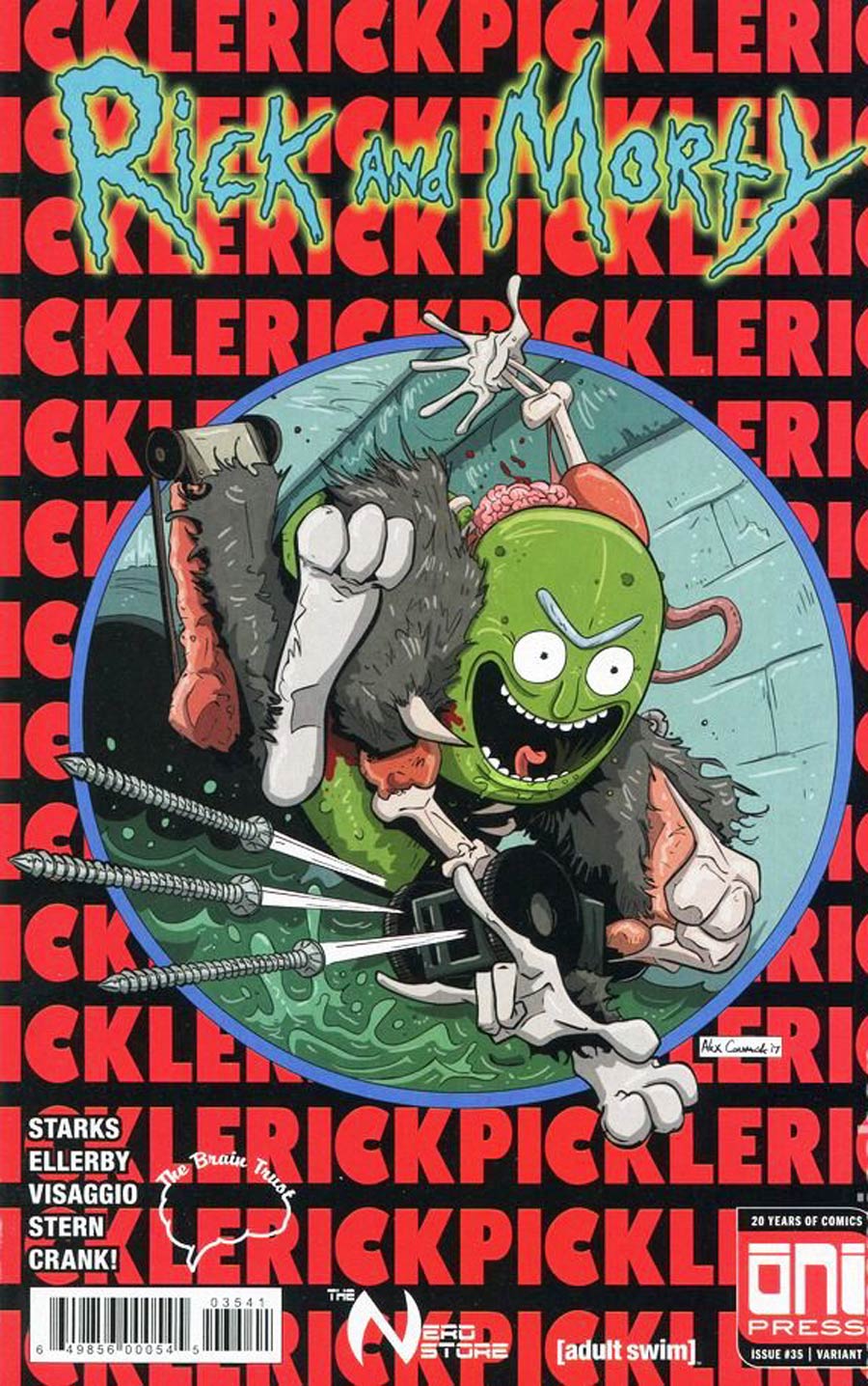 Rick And Morty #35 Cover C The Brain Trust Nerd Store Homage Variant Cover