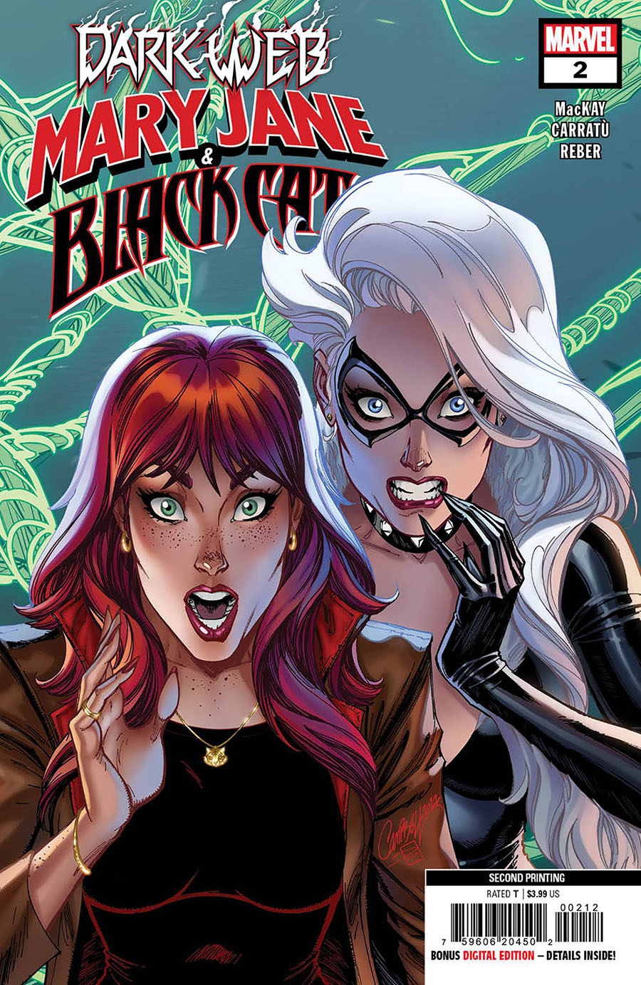 Mary Jane And Black Cat #2 Cover E 2nd Ptg J Scott Campbell Variant Cover