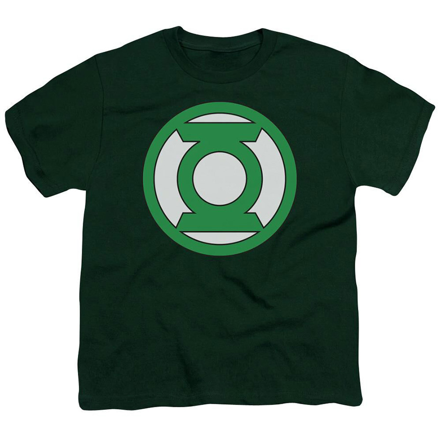 Green Lantern Logo Green Mens T-Shirt Large