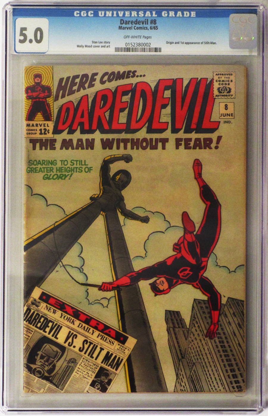 Daredevil #8 Cover B CGC 5.0