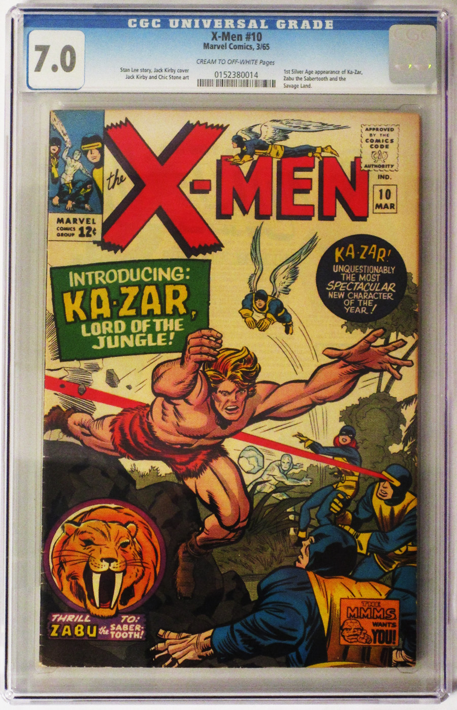 X-Men Vol 1 #10 Cover B CGC 7.0