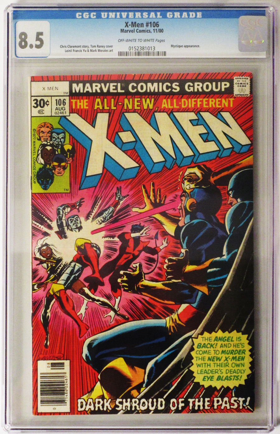 X-Men Vol 1 #106 Cover C CGC 8.5 30-Cent Regular Cover