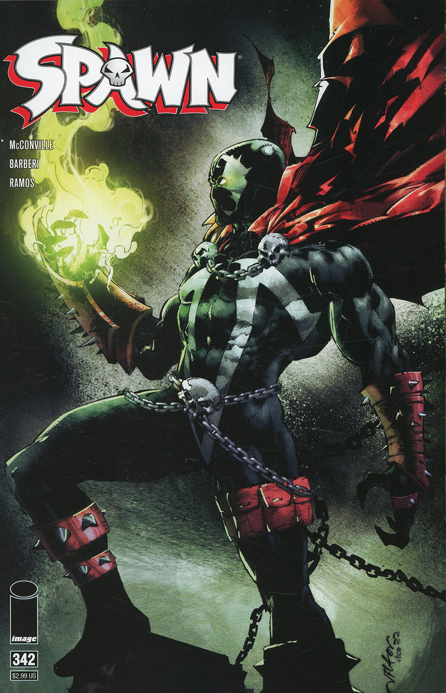 Spawn #342 Cover A Regular Viktor Bogdanovic Cover