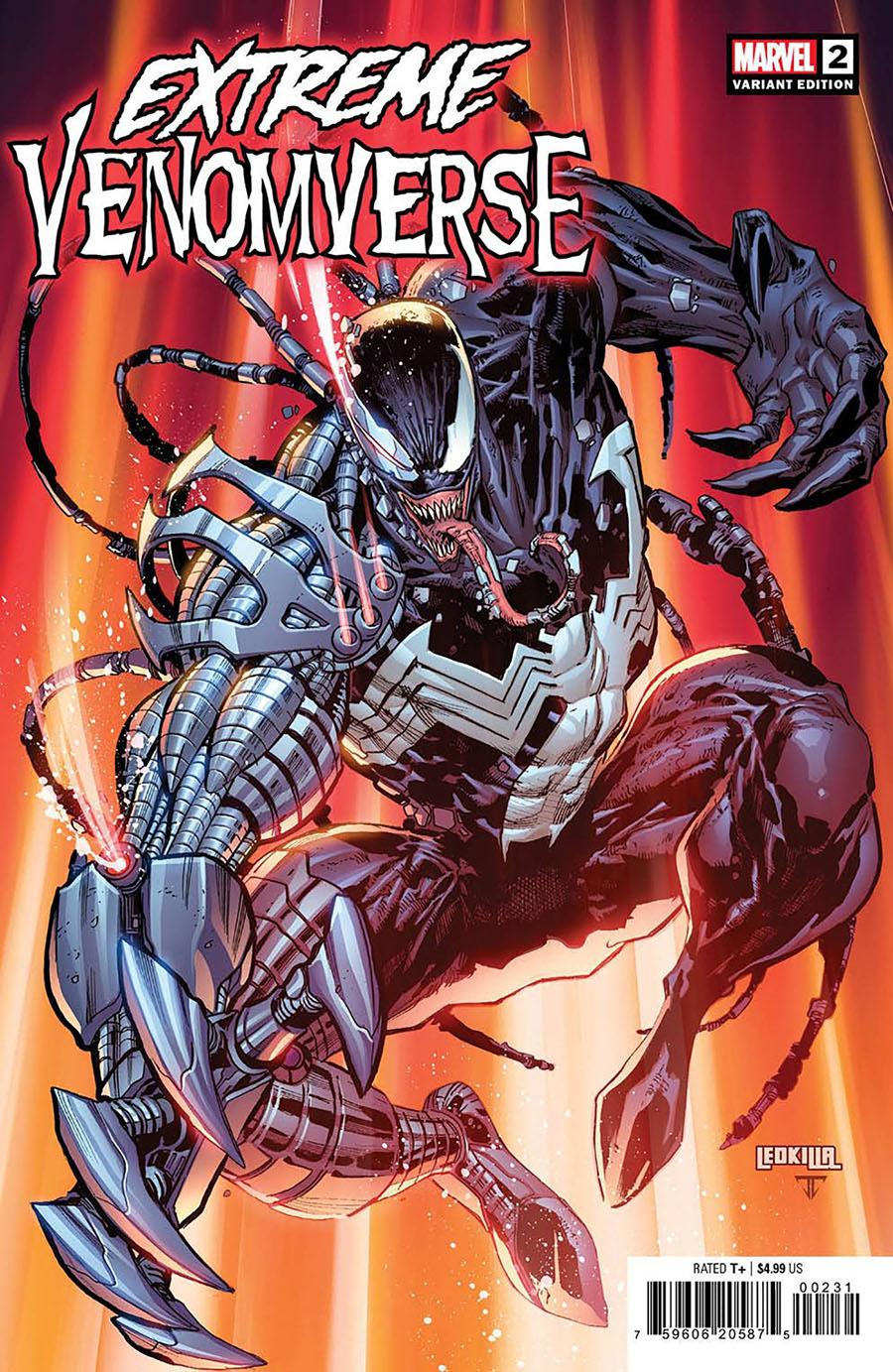 Extreme Venomverse #2 Cover B Variant Ken Lashley Symbiote Cover