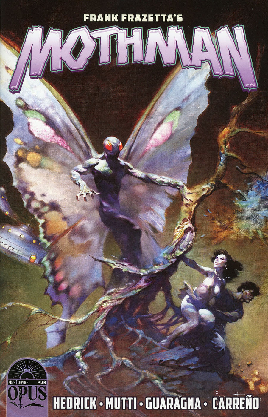 Frank Frazettas Mothman #1 Cover B Variant Frank Frazetta Cover