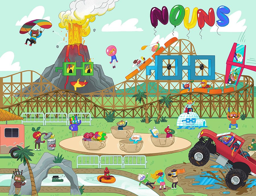 Nouns Nountown #2 Cover A Regular Danny Schlitz Cover