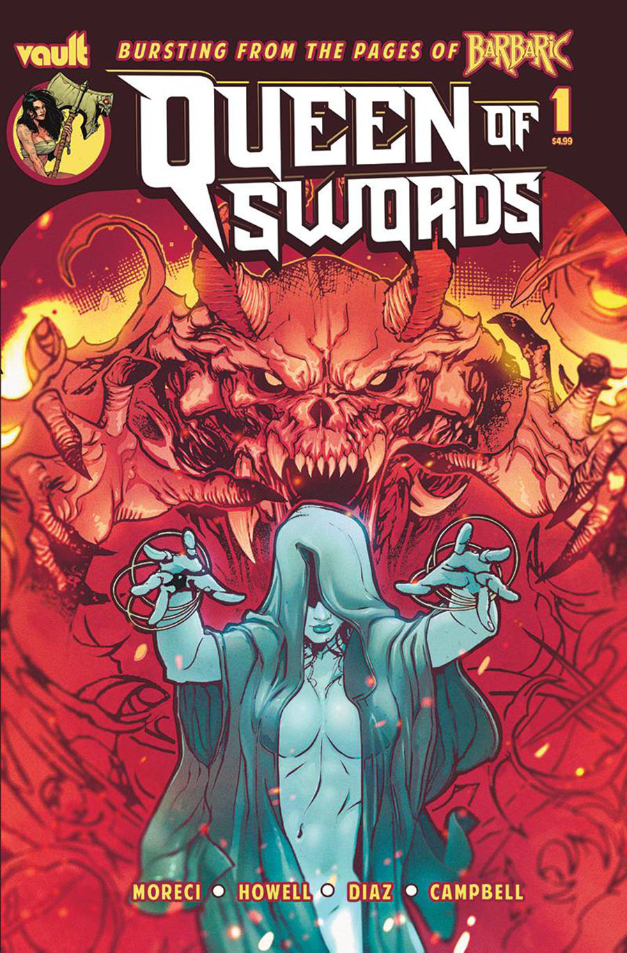 Queen Of Swords A Barbaric Tale #1 Cover B Variant Nathan Gooden & KJ Diaz Cover