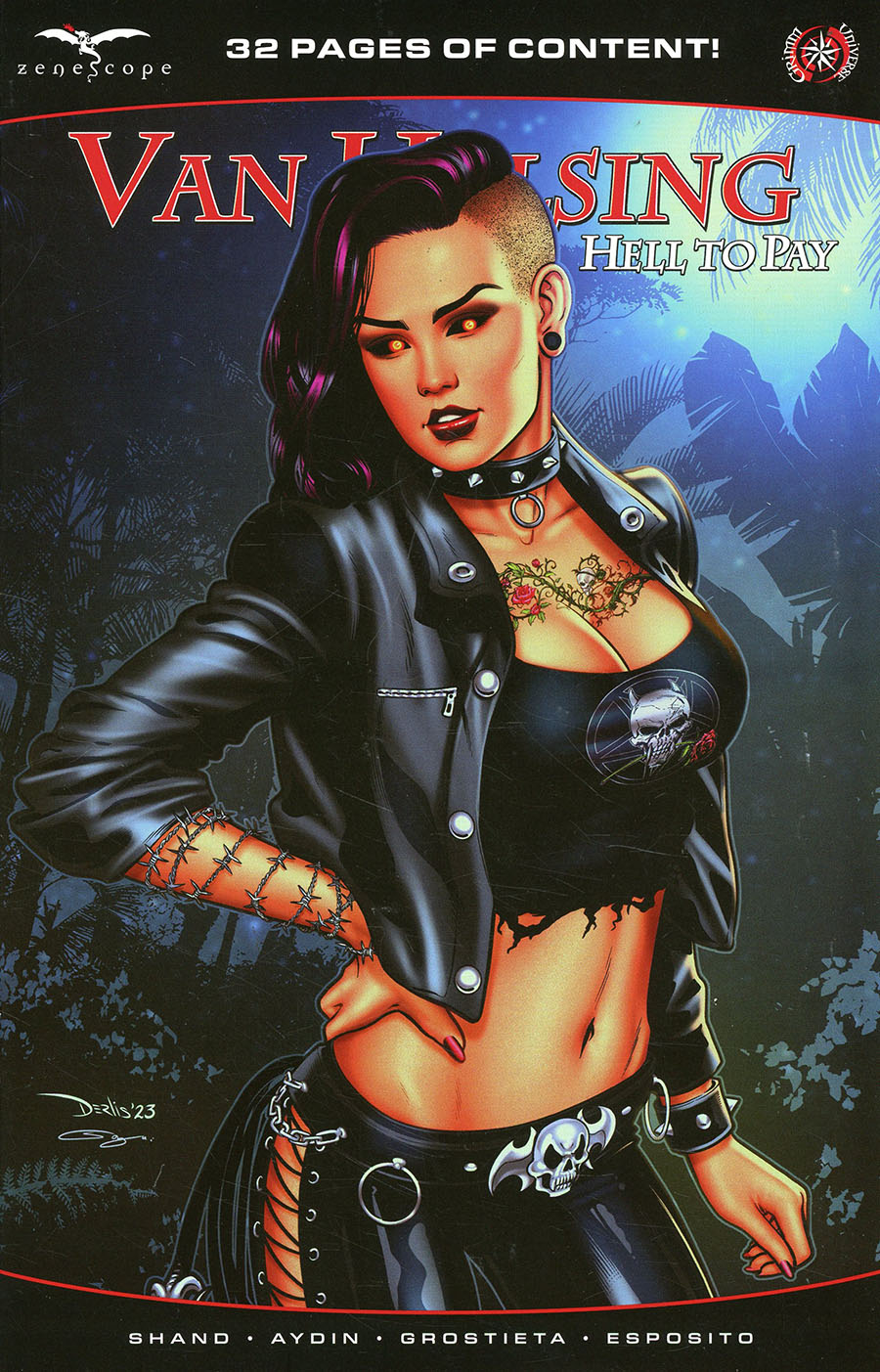 Grimm Fairy Tales Presents Van Helsing Hell To Pay #1 (One Shot) Cover D Derlis Santacruz