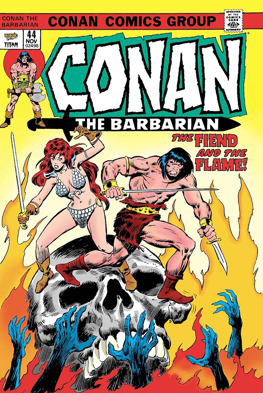 Conan The Barbarian The Original Comics Omnibus Vol 2 HC Direct Market John Buscema Variant Cover