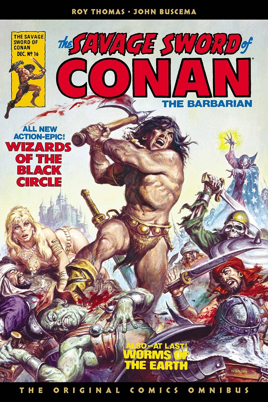 Savage Sword Of Conan The Original Comics Omnibus Vol 2 HC Book Market Earl Norem Cover