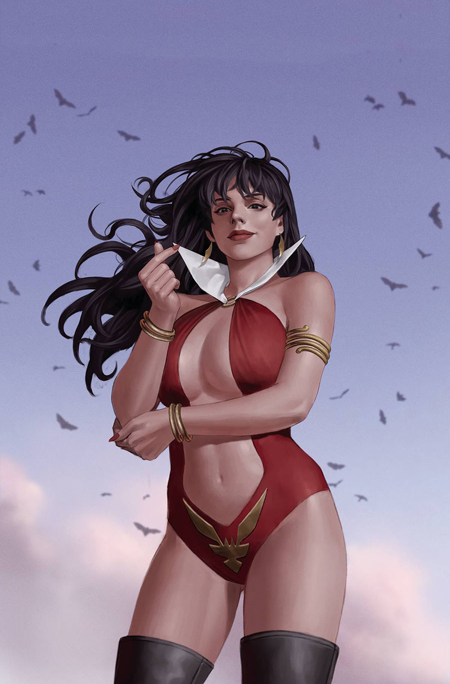 Vampirella vs The Superpowers #1 Cover P Incentive Junggeun Yoon Virgin Cover