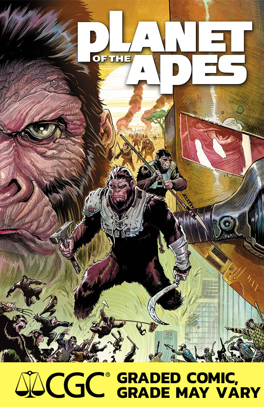 Planet Of The Apes Vol 4 #1 Cover K DF CGC Graded