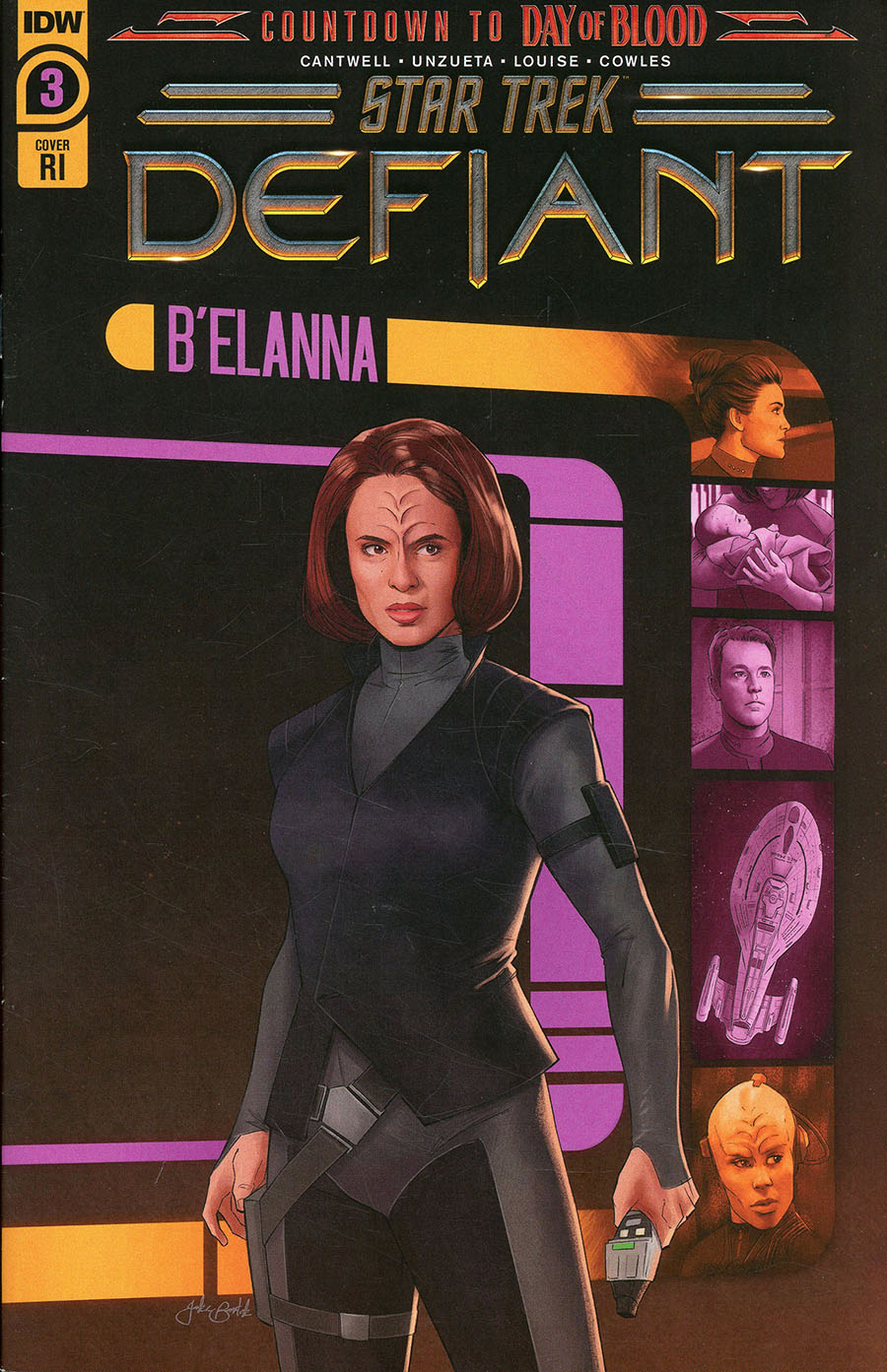 Star Trek Defiant #3 Cover E Incentive Jake Bartok Variant Cover