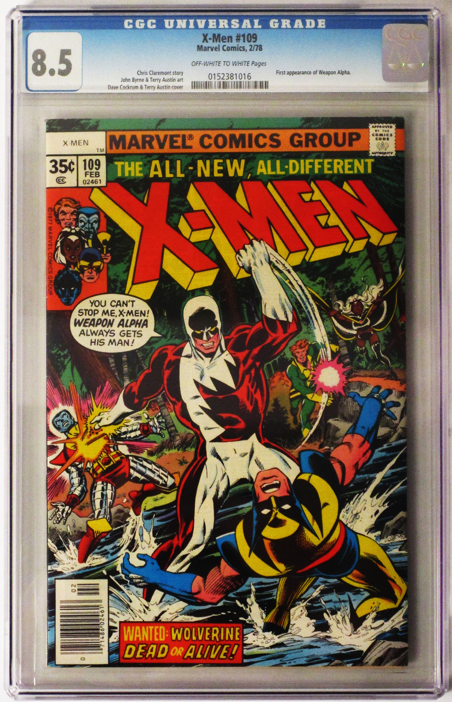 X-Men Vol 1 #109 Cover C CGC 8.5