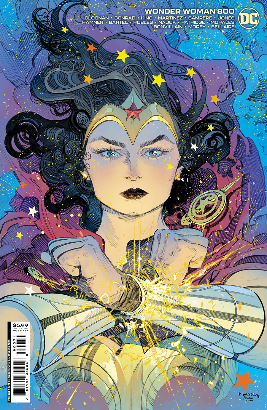 Wonder Woman Vol 5 800 Cover D Variant Bilquis Evely Card Stock Cover