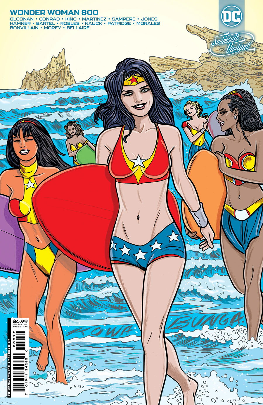 Wonder Woman Vol 5 #800 Cover G Variant Michael Allred Swimsuit Card Stock Cover