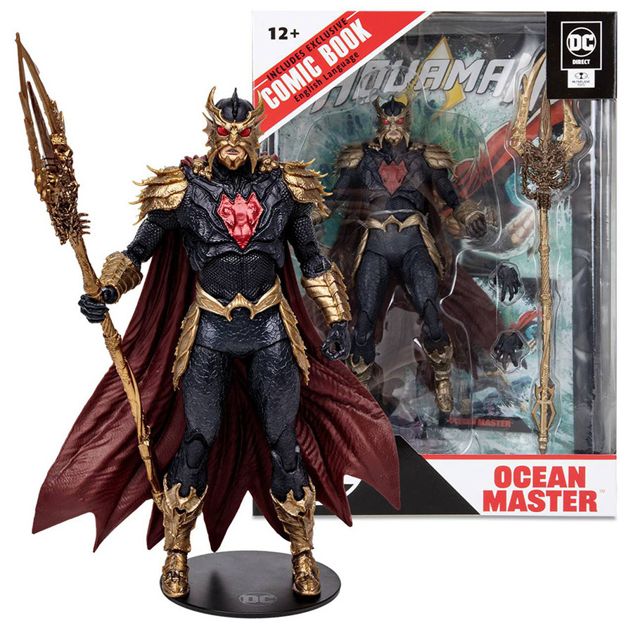 DC Direct Aquaman Wave 3 Ocean Master 7-Inch Action Figure With Comic