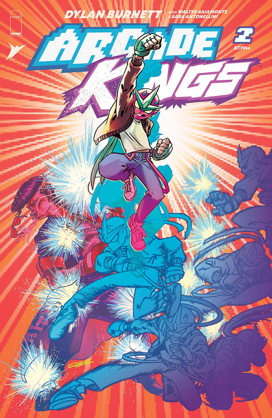 Arcade Kings #2 Cover B Variant Superlog Cover