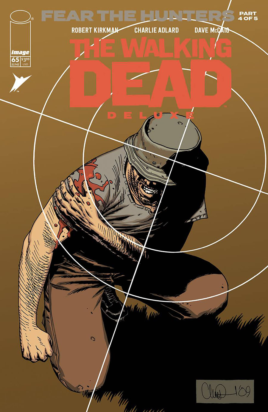 Walking Dead Deluxe #65 Cover B Variant Charlie Adlard & Dave McCaig Cover