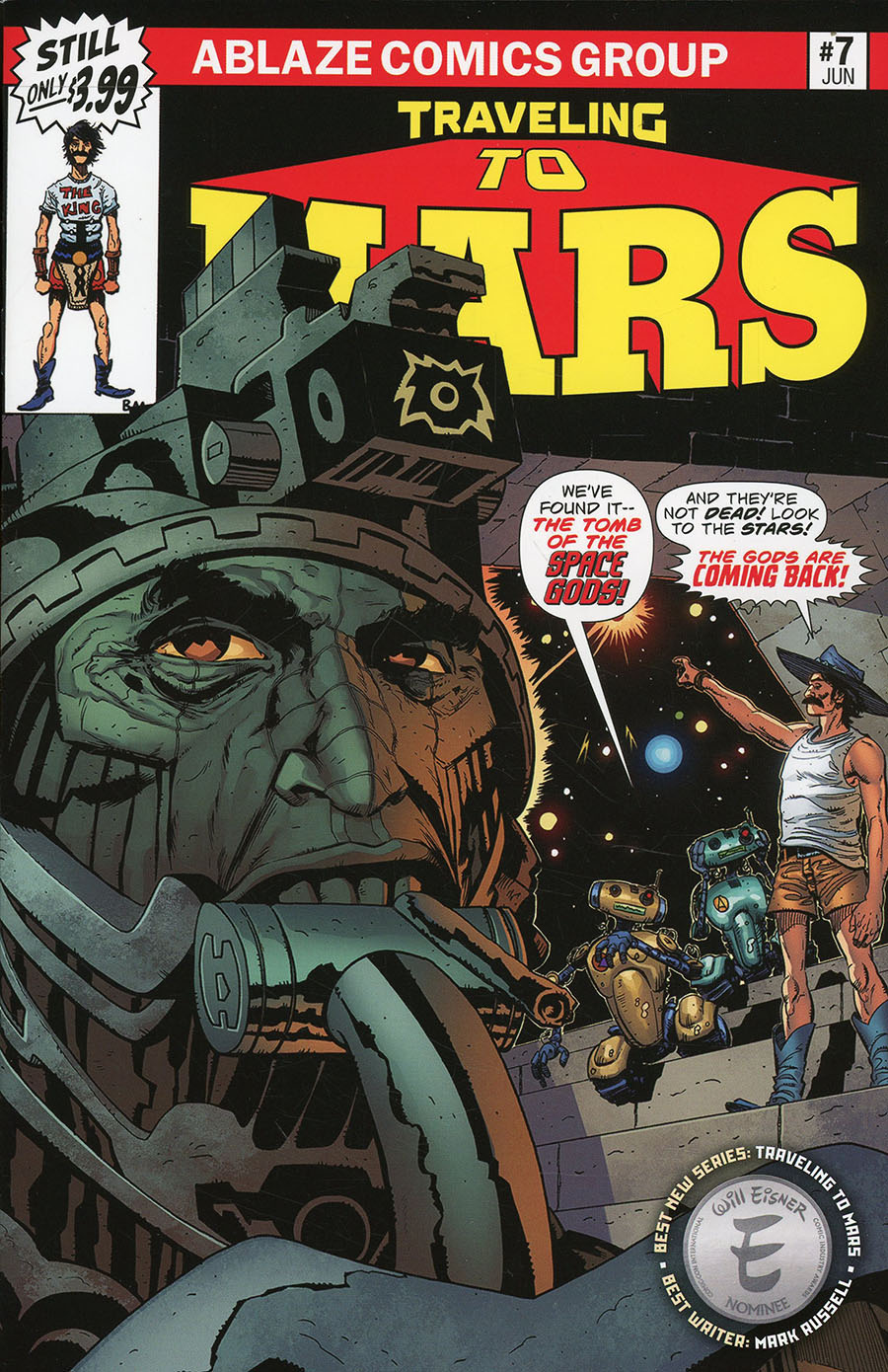 Traveling To Mars #7 Cover D Variant Brent McKee Eternals 1 Parody Cover