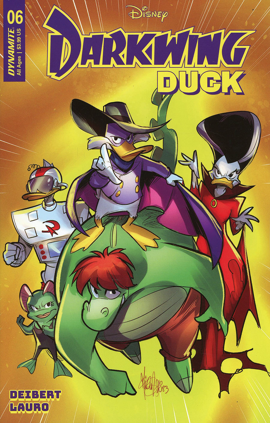 Darkwing Duck Vol 3 #6 Cover B Variant Mirka Andolfo Cover