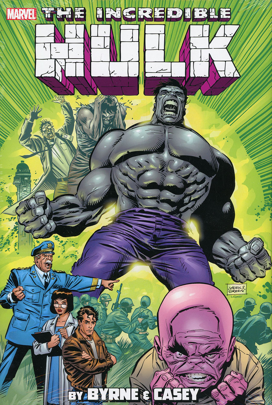 Incredible Hulk By John Byrne & Joe Casey Omnibus HC Direct Market Lee Weeks Variant Cover