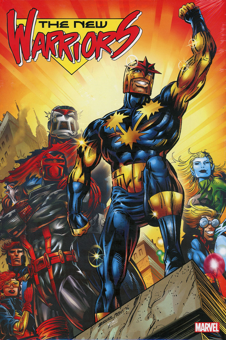 New Warriors Classic Omnibus Vol 3 HC Direct Market Patrick Zircher Nova Variant Cover