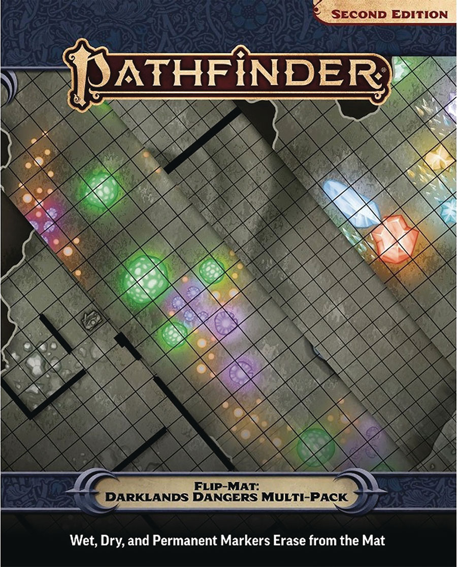 Pathfinder Flip-Mat - Darklands Dangers Multi-Pack