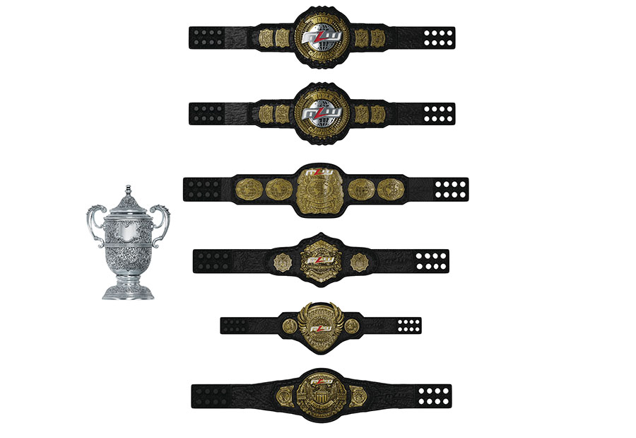 Major League Wrestling Championship Belt Collection