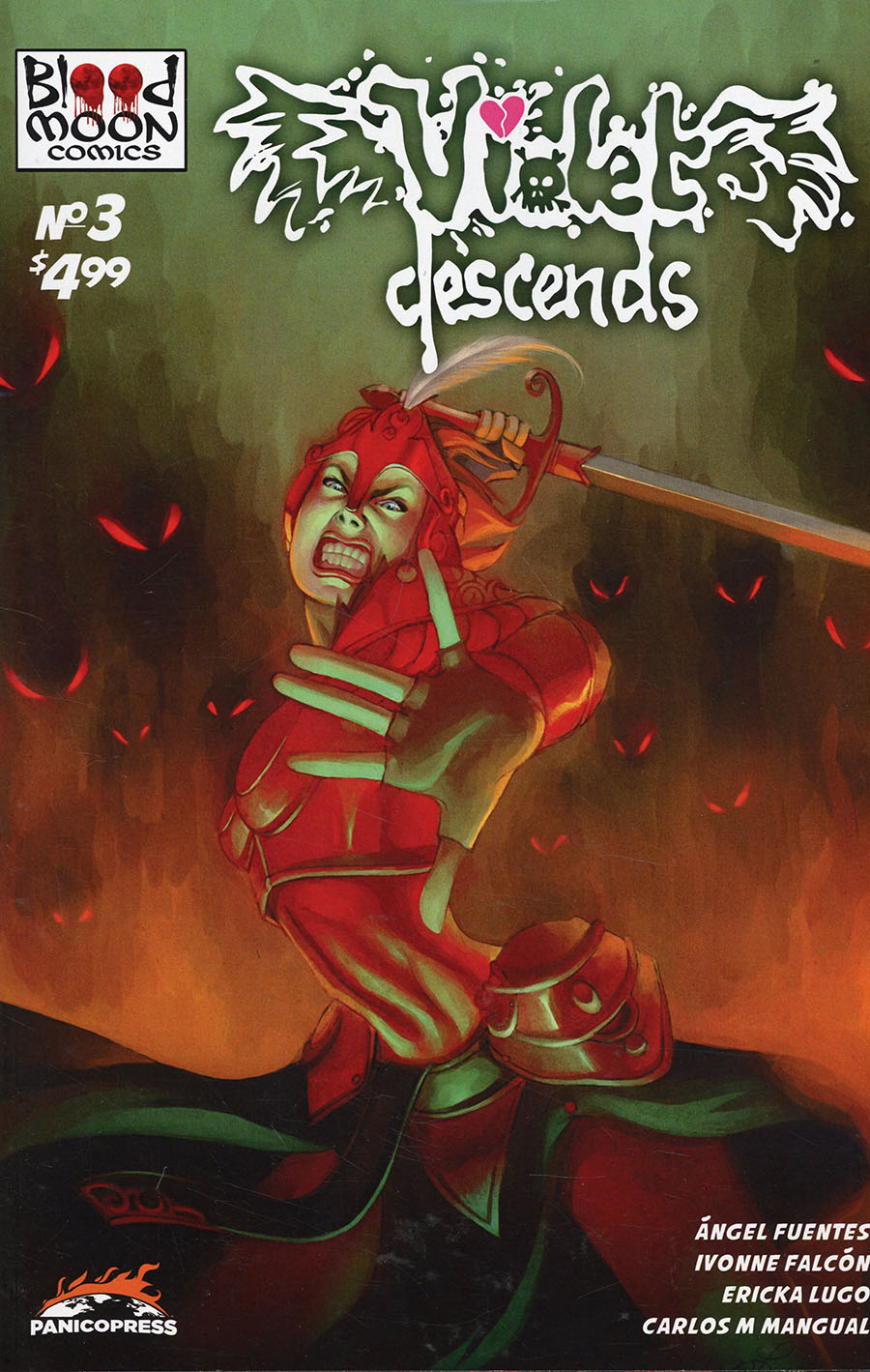 Violet Descends #3 Cover C Incentive Ericka Lugo Variant Cover