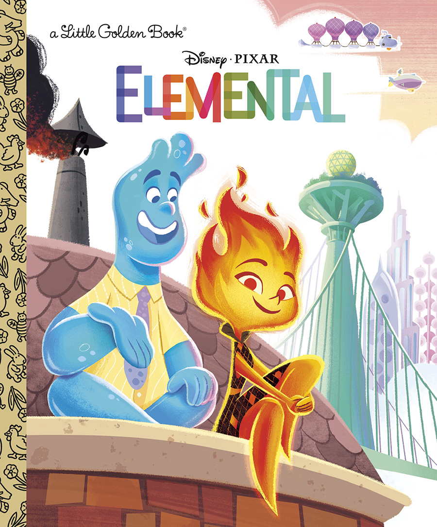 Disney Pixar Elemental Little Golden Book HC